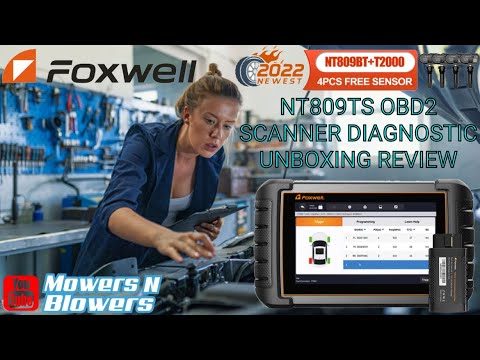 FOXWELL NT809TS OBD2 AUTOMOTIVE DIAGNOSTIC SCANNER CODE FAULT TPMS RESET TOOL WIFI BLUETOOTH ANDROID
