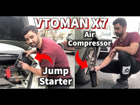 Testing the VTOMAN X7 Jump Starter with Air Compressor