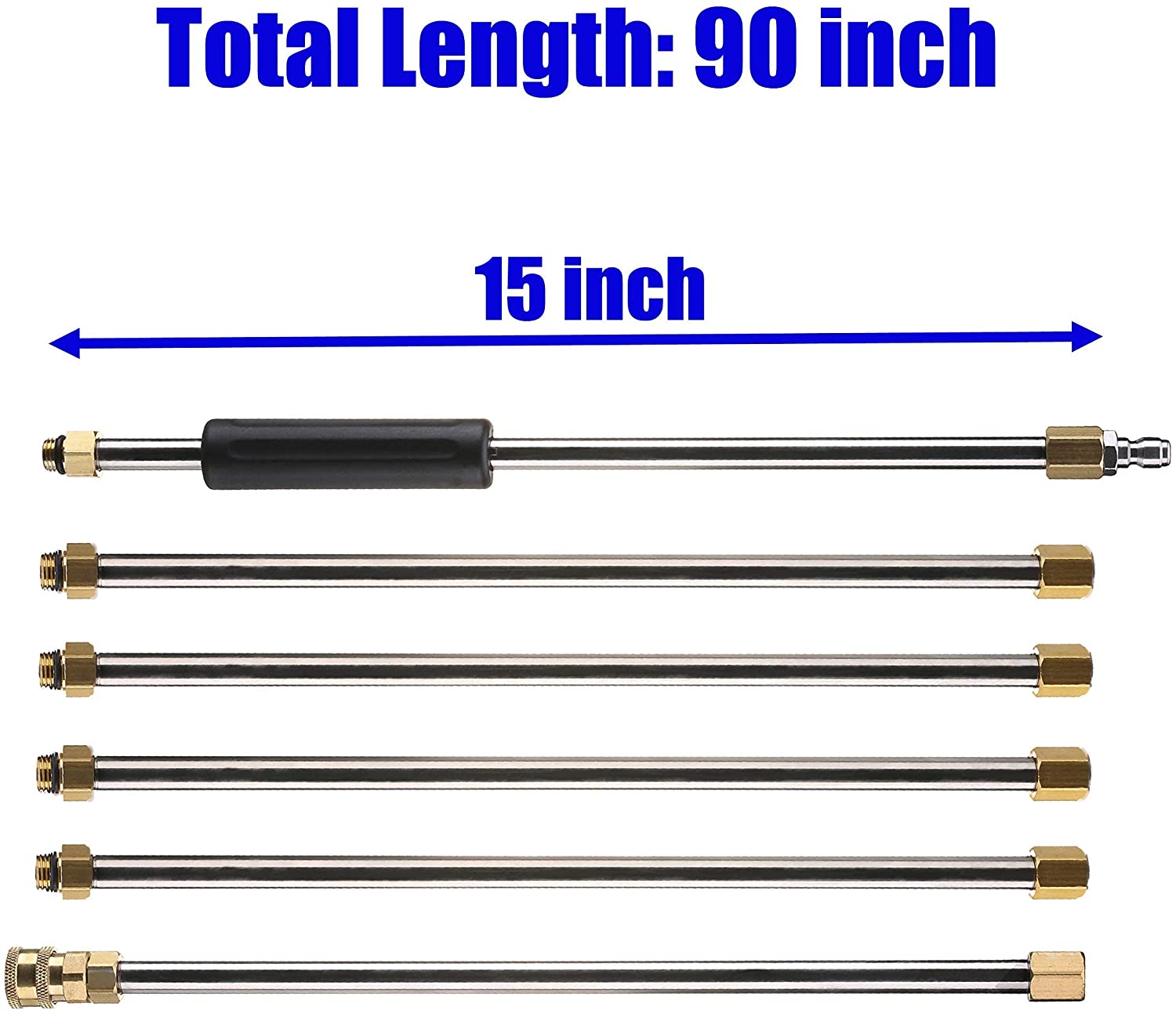 Pressure washer extension wand symbolic image