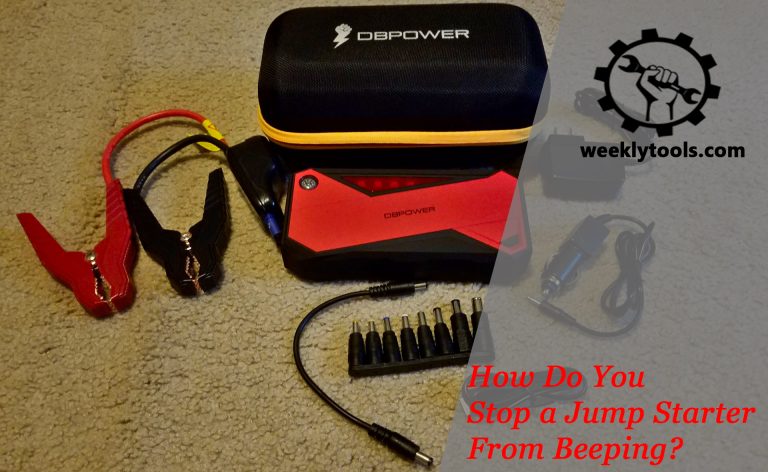 How Do You Stop a Jump Starter From Beeping?