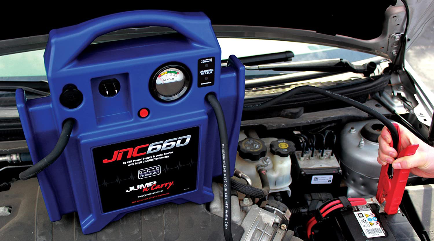 Clore Automotive Jump-N-Carry JNC660 1700 Peak Amp 12 Volt Jump Starter- unmatched reliability