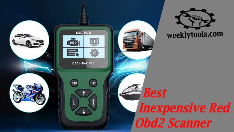 Best Inexpensive Red Obd2 Scanner